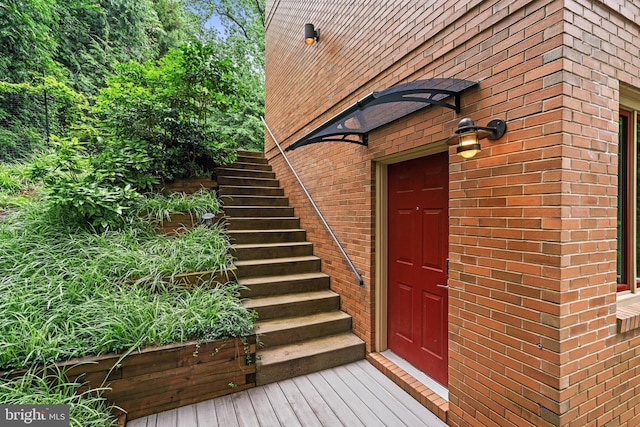 2714 Quebec St NW, Washington, DC 20008 - property entrance with brick siding