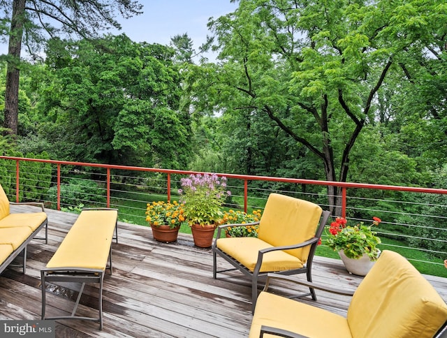 2714 Quebec St NW, Washington, DC 20008 - view of wooden terrace