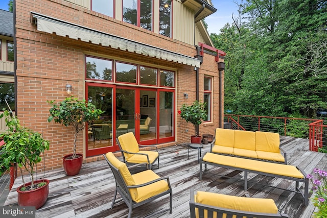 2714 Quebec St NW, Washington, DC 20008 - wooden deck with an outdoor hangout area