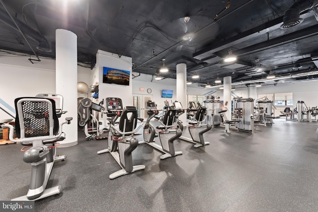 19385 Cypress Ridge Ter Unit 503, Leesburg, VA 20176 - view of exercise room