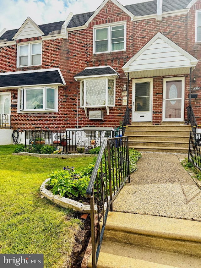 4528 Strahle St, Philadelphia, PA 19136 - view of property featuring brick siding and roof with shingles