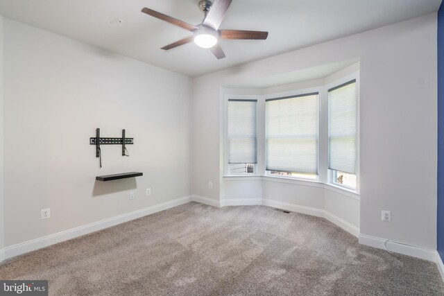 8266 Saint Francis Dr, Severn, MD 21144 - empty room featuring ceiling fan and carpet