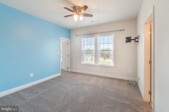 8266 Saint Francis Dr, Severn, MD 21144 - unfurnished room featuring ceiling fan and carpet flooring