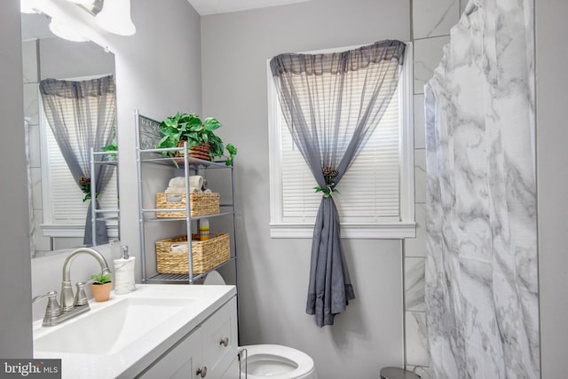 1313 Westchester St, Salisbury, MD 21801 - bathroom featuring vanity and a shower with shower curtain