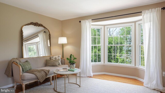 24 Montfort Dr, Belle Mead, NJ 08502 - sitting room featuring wood finished floors and baseboards