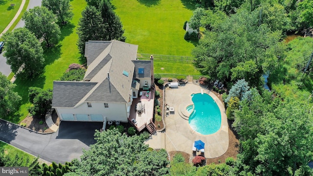 24 Montfort Dr, Belle Mead, NJ 08502 - view of subject property with a pool area