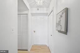5802 Nicholson Ln Unit 2-L05, Rockville, MD 20852 - hall featuring light wood-style floors and baseboards