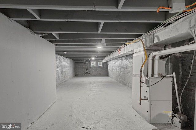 1804 E Lafayette Ave, Baltimore, MD 21213 - basement featuring heating unit