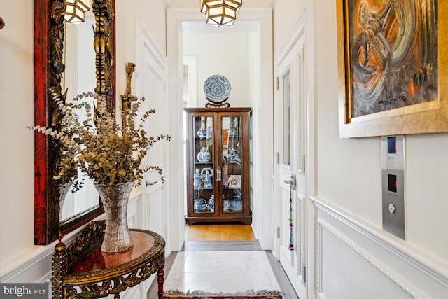 1425 Locust St Unit 33A, Philadelphia, PA 19102 - foyer with marble finish flooring