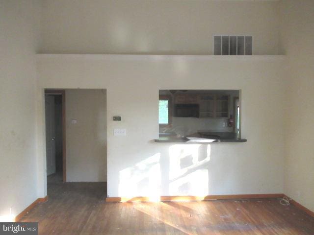 830 Jarvis Rd, Sicklerville, NJ 08081 - unfurnished living room featuring wood finished floors
