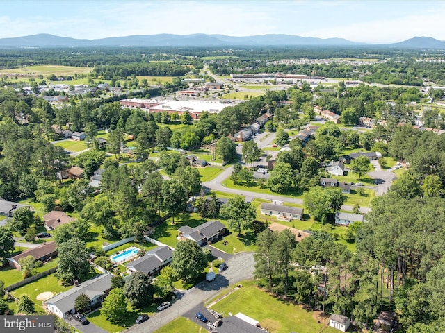 117 Amherst Ct, Stephens City, VA 22655 - aerial view of property and surrounding area featuring a mountainous background