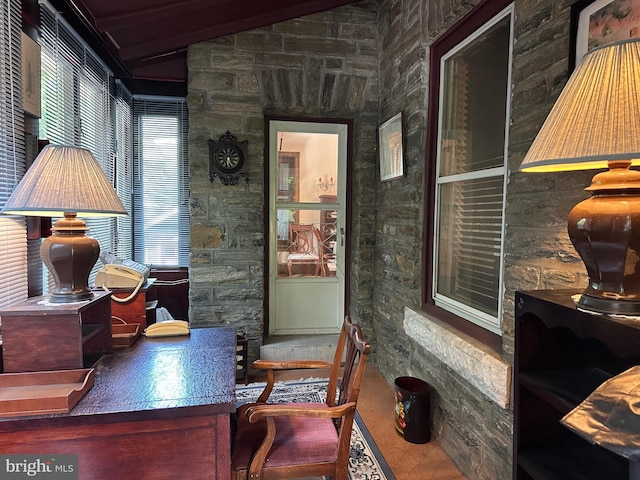 116 Township Line Rd, Jenkintown, PA 19046 - sunroom / solarium featuring vaulted ceiling