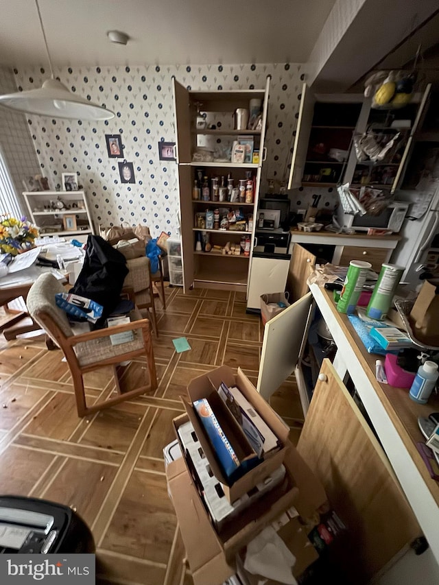 6309 Red Cedar Pl Unit 104, Baltimore, MD 21209 - miscellaneous room featuring wallpapered walls