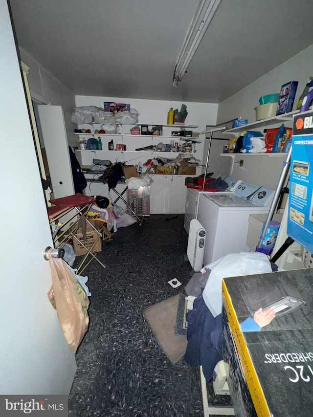 6309 Red Cedar Pl Unit 104, Baltimore, MD 21209 - washroom featuring washing machine and clothes dryer