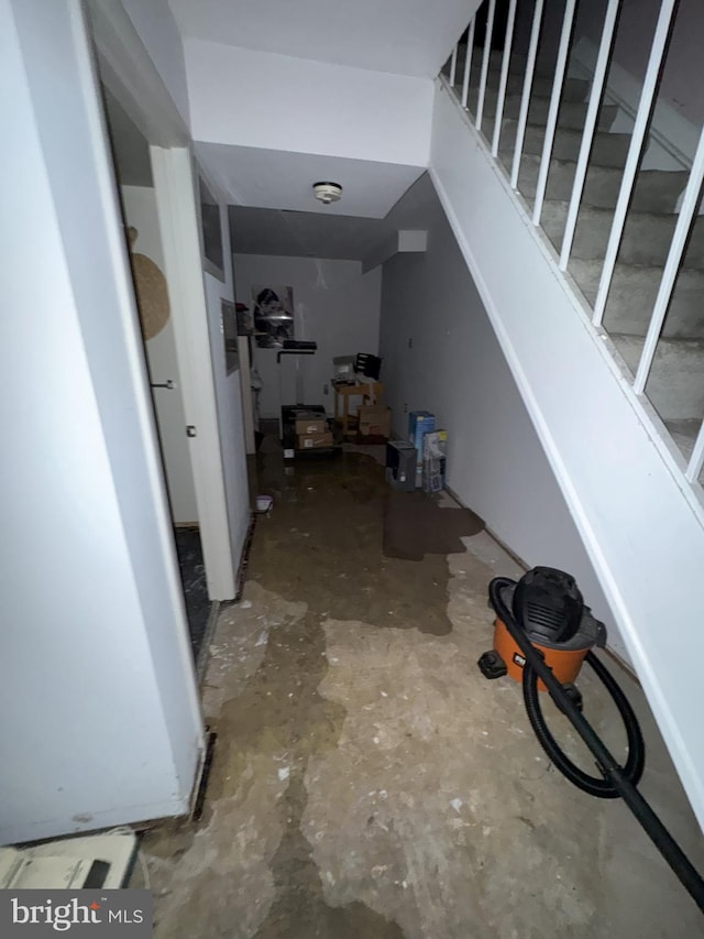 6309 Red Cedar Pl Unit 104, Baltimore, MD 21209 - hallway featuring stairway
