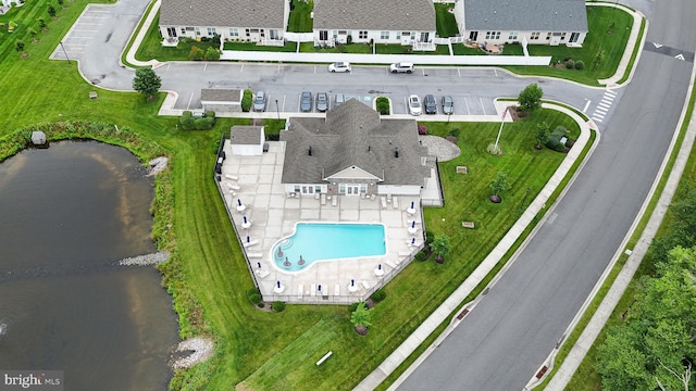 147 Candor Ln, Dover, DE 19901 - view of property location with a pool and a nearby body of water