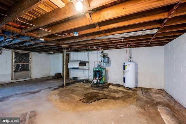 416 Colebrookdale Rd, Boyertown, PA 19512 - unfinished below grade area featuring water heater and a heating unit