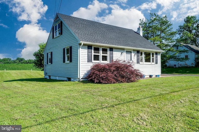 416 Colebrookdale Rd, Boyertown, PA 19512 - view of front of home featuring a chimney, a front yard, and roof with shingles