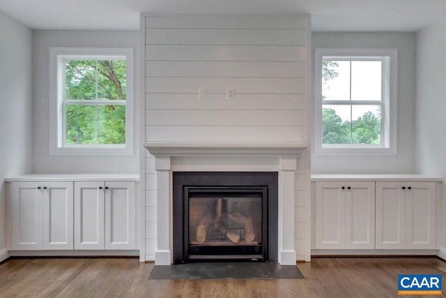 3 Rothwell Ln Lot 3, Crozet, VA 22932 - detailed view of wood finished floors and a fireplace with flush hearth