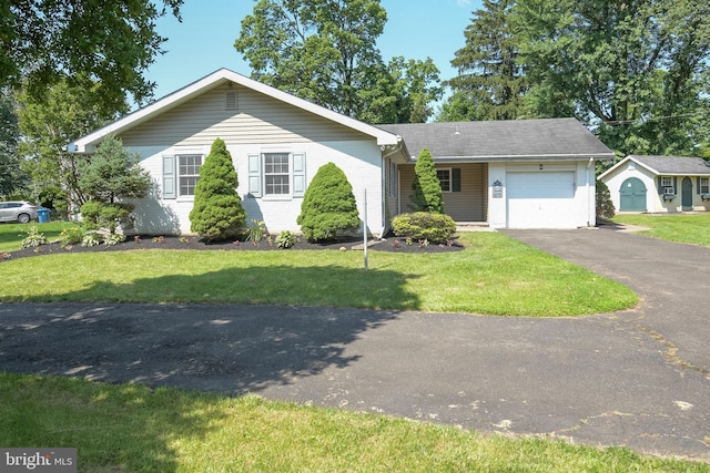 2 Broadale Rd, Doylestown, PA 18901 - single story home featuring a garage, driveway, and a front lawn