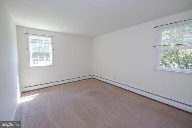 2 Broadale Rd, Doylestown, PA 18901 - carpeted empty room with a baseboard radiator and baseboard heating