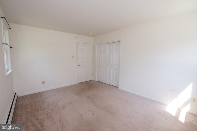 2 Broadale Rd, Doylestown, PA 18901 - unfurnished bedroom with carpet flooring, baseboard heating, and a closet