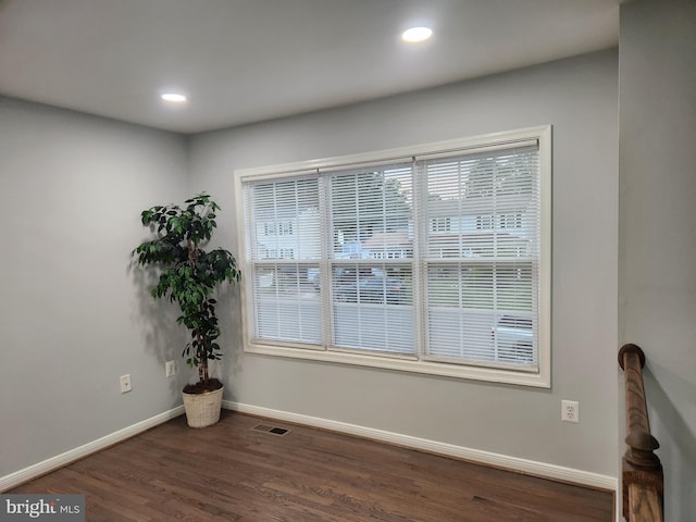 14273 Princedale Dr, Woodbridge, VA 22193 - empty room featuring dark wood-style flooring and recessed lighting