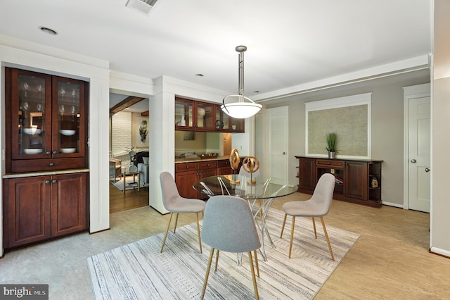 508 Vierling Dr, Silver Spring, MD 20904 - dining area with light wood-style floors
