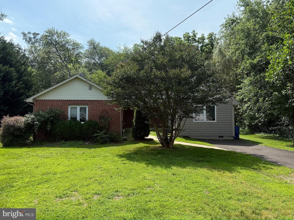 485 Main St, Lumberton, NJ 08048 - view of front of property featuring a front lawn and brick siding