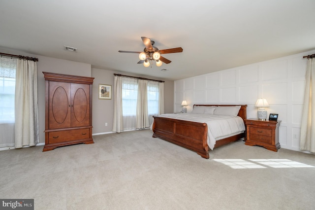 12 Deerpath Ln, Columbus, NJ 08022 - bedroom with carpet and a ceiling fan