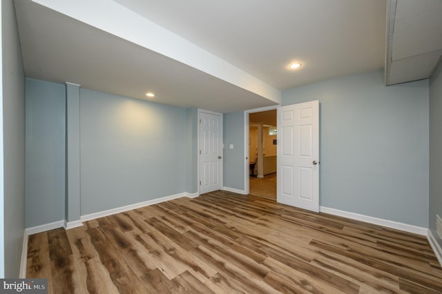 12 Deerpath Ln, Columbus, NJ 08022 - finished below grade area featuring wood finished floors and recessed lighting