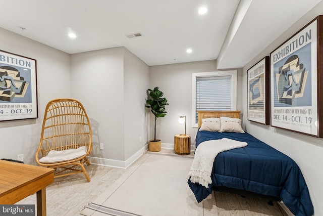 614 I St NE Unit 1, Washington, DC 20002 - bedroom featuring recessed lighting and wood finished floors