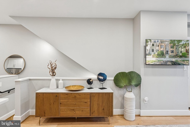 614 I St NE Unit 1, Washington, DC 20002 - detailed view of wood finished floors and baseboards