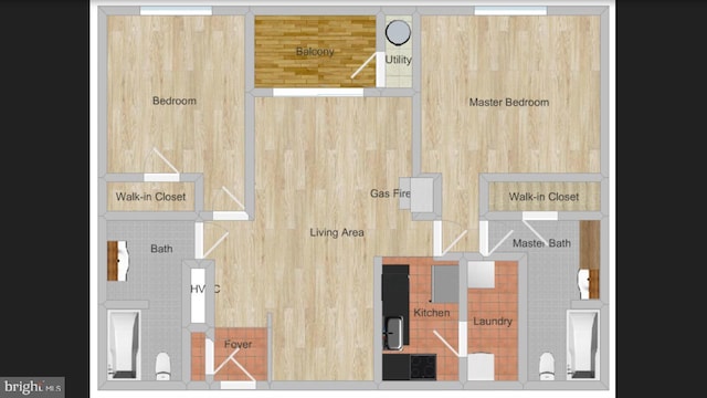 1571 Spring Gate Dr Unit 6314, Mclean, VA 22102 - view of room layout