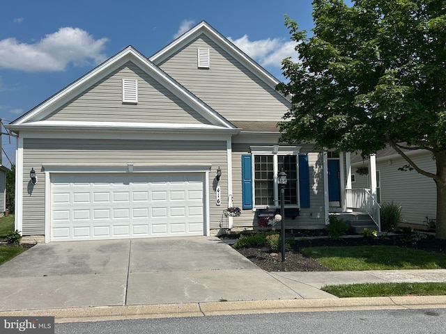 416 Clubside Dr Unit 291, Taneytown, MD 21787 - view of front facade featuring concrete driveway and a garage