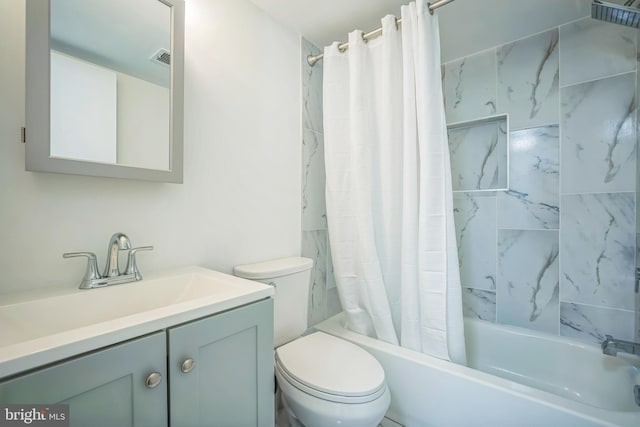 4939 Americana Dr Unit 106, Annandale, VA 22003 - bathroom with shower / bath combo with shower curtain and vanity