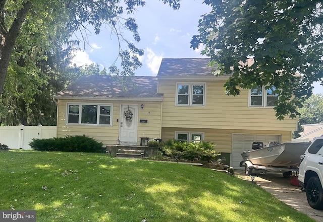 7 Tinker Dr, Mount Holly, NJ 08060 - split level home with a garage