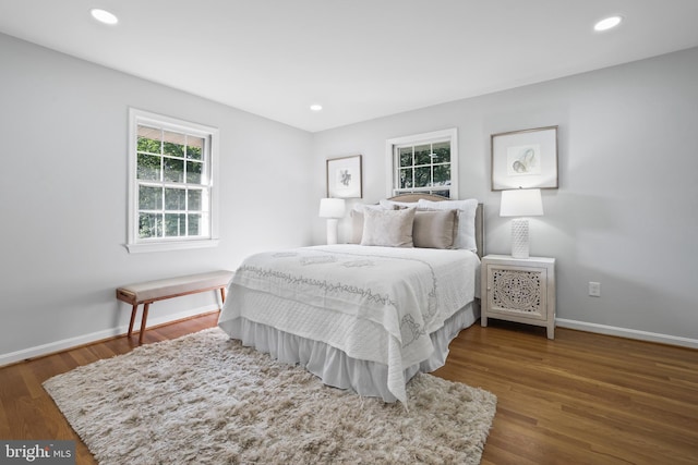 906 Danton Ln, Alexandria, VA 22308 - bedroom featuring wood finished floors and recessed lighting