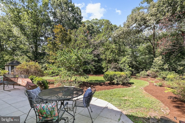 906 Danton Ln, Alexandria, VA 22308 - view of patio / terrace with outdoor dining area