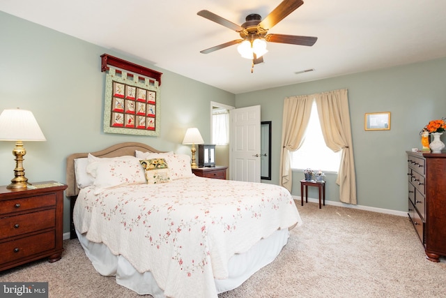 1338 Chami Dr Unit 196, Spring Grove, PA 17362 - bedroom with carpet and a ceiling fan