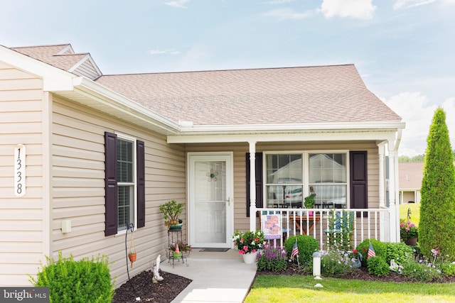 1338 Chami Dr Unit 196, Spring Grove, PA 17362 - entrance to property featuring covered porch and roof with shingles