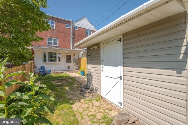 2302 Searles Rd, Dundalk, MD 21222 - back of house featuring an outdoor structure