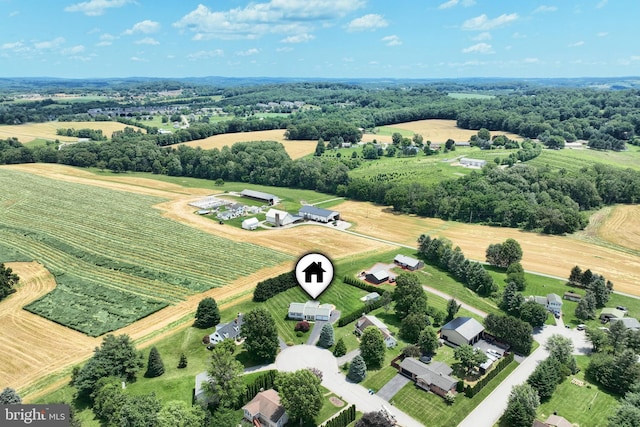 4604 View Dr, Spring Grove, PA 17362 - view of rural area featuring farmland