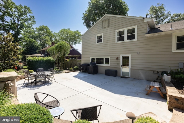 295 Crescent Ave, Moorestown, NJ 08057 - view of patio / terrace featuring area for grilling and outdoor dining space