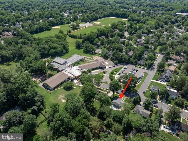 295 Crescent Ave, Moorestown, NJ 08057 - aerial overview of property's location with nearby suburban area and a golf club