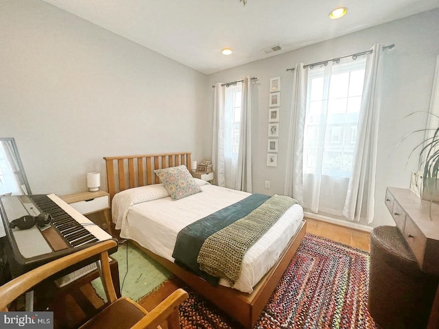 445 Manor Pl NW Unit 3, Washington, DC 20010 - bedroom featuring light wood-style flooring and recessed lighting