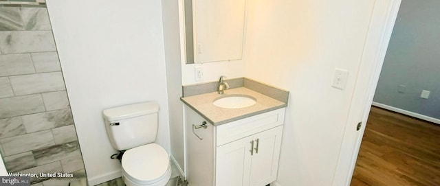 445 Manor Pl NW Unit 3, Washington, DC 20010 - bathroom featuring vanity and wood finished floors