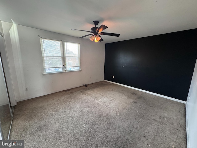 7638 Thouron Ave, Philadelphia, PA 19150 - carpeted spare room with a ceiling fan
