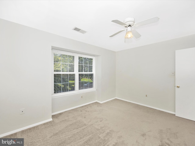 23732 Rolling Fork Way, Gaithersburg, MD 20882 - carpeted empty room with a ceiling fan and baseboards