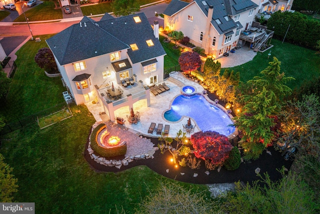 61 Brooks Rd, Moorestown, NJ 08057 - view of subject property featuring a pool